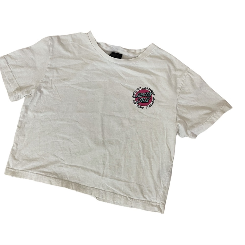 Santa Cruz crop tee